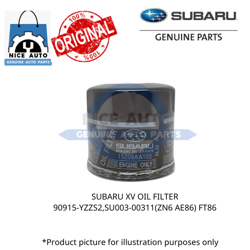 SUBARU XV Genuine Oil Filter ( 15208AA100 ) | Lazada