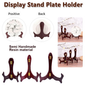 Multifunctional Display Stand Bowl Frame Photo Book Display Pedestal Folding Tea Cake Display Stand