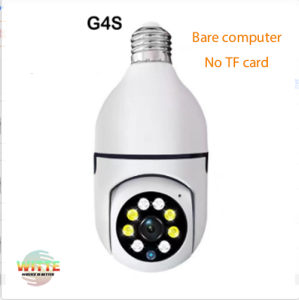 Witte cctv lampu bohlam kamera 1080p full HD night monitor auto tracking