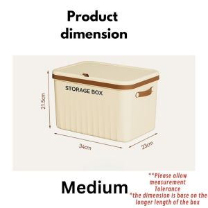 GTHome.sg storage box flip up or down lids easy to storage and stack up strong and durable