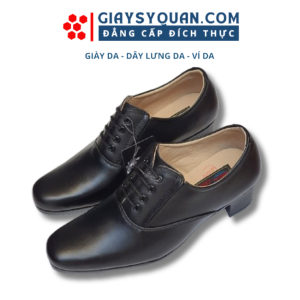 giày Da Đồng Phục Nữ Mã 607 Đế Cao 5cm Bền Chắc Chắn Sản Phẩm Chính Hãng