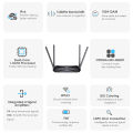 Wavlink เราเตอร์ AX3000 Wi-Fi 6เราเตอร์802.11ax ไร้สายกิกะบิตตาข่ายรองรับ160MHz และ IPv6 | MU-MIMO | Ofdma | WPA3. 