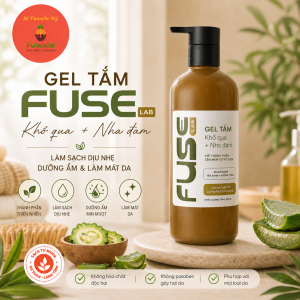 GEL TẮM FUSE LAB KHỔ QUA NHA ĐAM 500G - THANH NHIỆT KHÁNG KHUẨN & CẤP ẨM SÂU