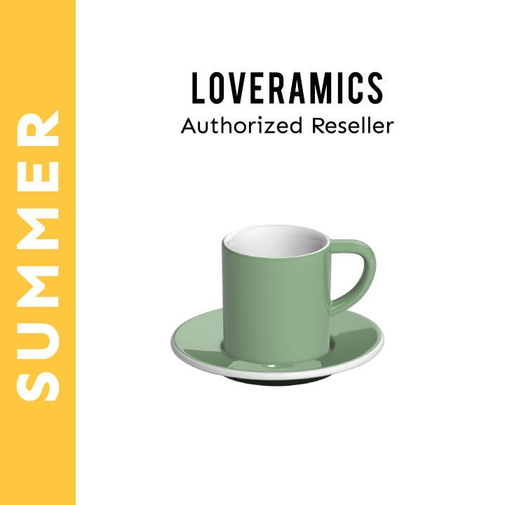 Loveramics แก้วกาแฟเซรามิค รุ่น Bond Set (Cup & Saucer) 80 Ml