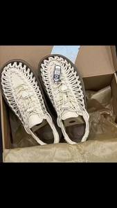 KEEN Summer Sandals Cohen Thailand Woven Sandals Elastic Band Mens Sandals Casual Beach Shoes Couple Rome ㏇L0529