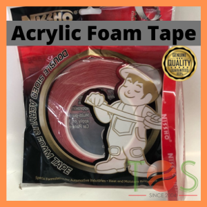 ETOS NISSHO Clear/Transparent Double Sided Tape Heavy Duty Adhesive Tape Packaging Acrylic Foam Tape