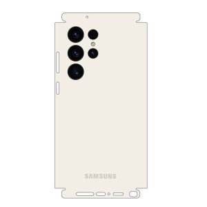 Original Color Skin for Samsung Galaxy S23 S24 S25 Ultra Plus A54 A14 A52 A52S A55 A56 5G Back Screen Protector Film Cover S22 Ultra 3M Wrap with Logo Matte Sticker