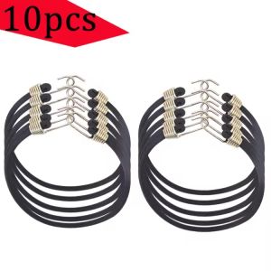 10 cái dây đeo hành lý dây đàn hồi cố định dây đàn hồi Ổ cắm mini dây phụ kiện cắm trại bó móc nhỏ nặng nhiệm vụ dây