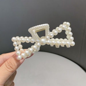 Jepitan Rambut Motif Mutiara Fashion Korea Aksesoris Wanita Jedai Lucu HHG