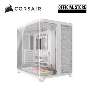 CORSAIR 3500X RS-R ARGB Mid-Tower PC Case - White CC-9011323-WW