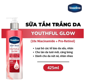 Sữa tắm trắng da Vaseline Body Wash Gluta Glow 10X 425ml Thái Lan