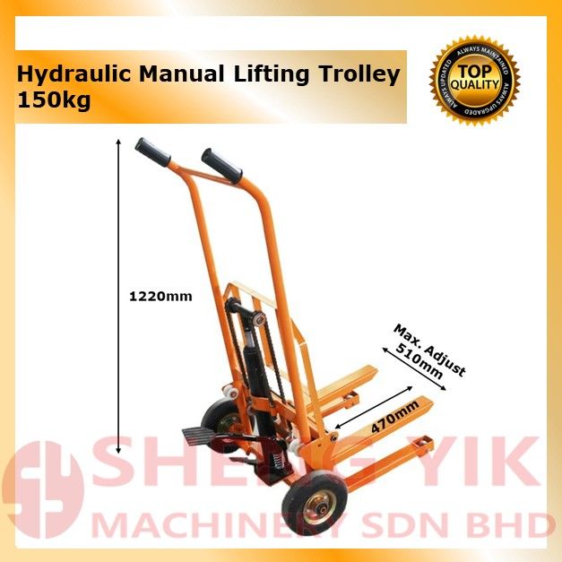 Shengyik Hydraulic Manual Lifting Trolley 200kg Lifting Trolly | Lazada