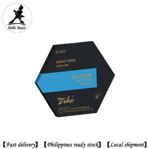 ZiKO S-012 folk guitar string hexagonal steel core phosphor bronze wire wound 6 string/set
