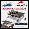 Naturehike Outdoor Black G01 Desktop IGT Table Combination Stove Gas Furnace Camping Equipment Nature Hike. 