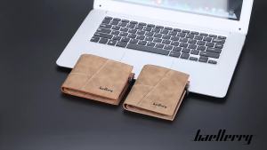 AEBaellerry New mens wallet popular in foreign trade available in horizontal and vertical styles with multiple card slots zipper and a high-end feel small coin purse