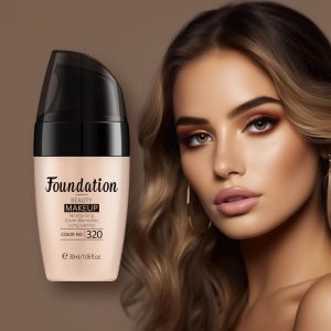 LAIKOU Foundation 30ml - #NoCakeyLook! Medium Coverage with Skin-Brightening Pearl Powder