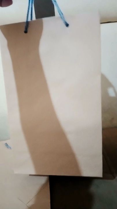 12 pcs Paper Bag Tas Kertas Ukuran 15x7x24 cm polos murah, kado, bingkisan , hajatan, souvenir
