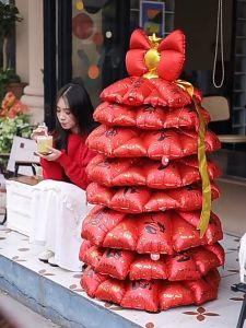 2026许愿树气球 发财新年裝飾 站立红包气球 醒狮 財神爺 元宝 摇钱树 节日装饰品 CNY Wealth Tree Large Stand Balloon 2026 Decoration Balloon God of Wealth Decoration