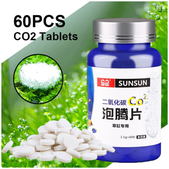 60pc CO2 Tablet Water Plant 60 tablets karbon dioksida Carbon Dioxide ...