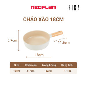 Hàng chính hãng Nồi Chảo chống dính bếp từ Neoflam Fika Hàn Quốc đủ size cỡ. Hàng có sẵn giao ngay.