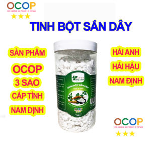 Tinh bột sắn dây OCOP (hộp 500g) bột sắn dây Hải Anh đạt chuẩn OCOP tỉnh Nam Định thanh nhiệt mát gan nguyên chất