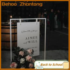 Behoo สายคล้องหนังสำหรับป้ายแบนเนอร์สำหรับงานปาร์ตี้ป้ายแขวนสำหรับงานแต่งงานสายคล้องสำหรับแสดงป้ายงานกิจกรรมเข็มขัดแบบแขวน