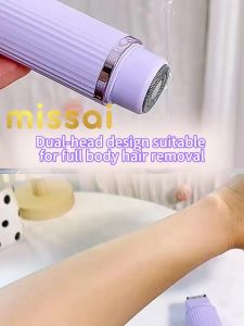Electric Shaver 2-in-1 & Epilator Hair Removal Device Private Trimmer Electric Hair Epilator Waterproof Razor 除毛器 双头剃毛器