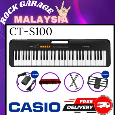 Casio CT-S100 61-Keys Casiotone Keyboard With Piano Bench And Keyboard Stand ( CTS100 /CT S100)