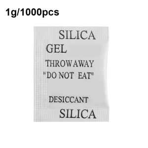 1000pcs Silica Gel Natural / Silika Gel Untuk Sepatu Tas Topi Dompet Pakaian Dll