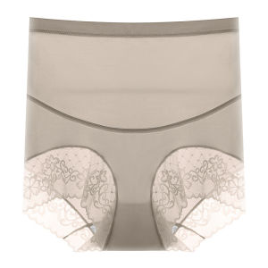 Maniyun High Waist Tummy Control Panties Lace Side Hip Lifter Underwear Comfort Breathable Pants