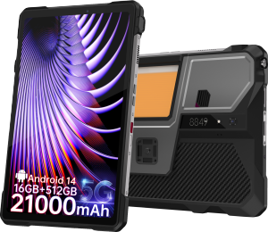 Unihertz TANK PAD Rugged Tablet Projector 10.95 inch 120Hz 32GB 512GB 21000mAh 32MP+50MP 66W Phone Tablet