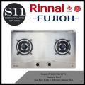 Rinnai RH-S95A-SSVR Slimline Hood Super Sleek Design + Fujioh FH-GS5520 SVSS Stainless Steel Gas Hob With 2 Different Burner Size BUNDLE DEAL - FREE DELIVERY. 