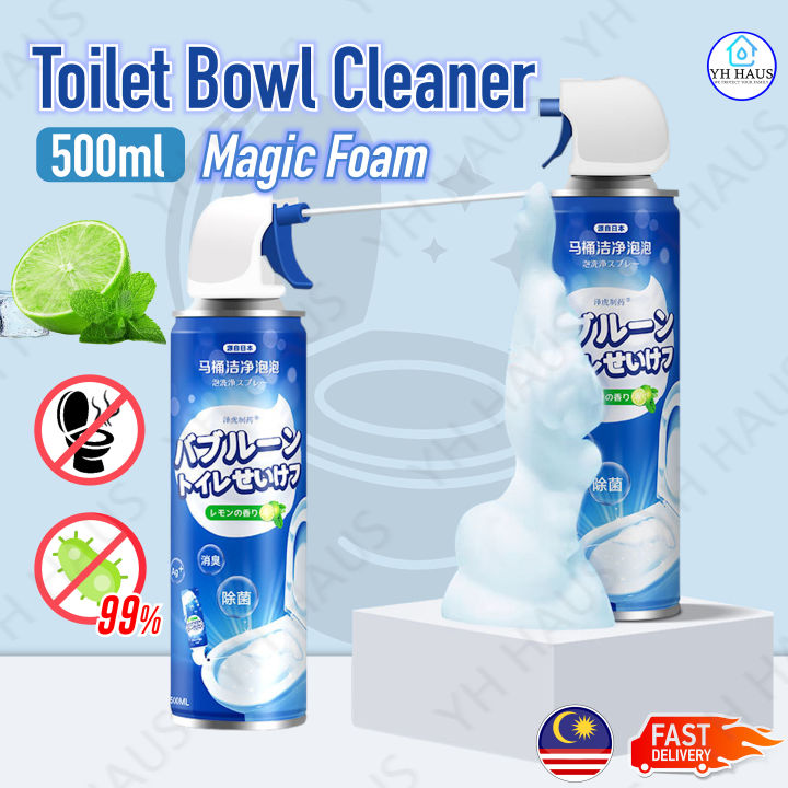 Toilet Foam Cleaner Bubble Spray Bathroom Cleaner Cleaning Pembersih Buih Tandas Pencuci Bilik