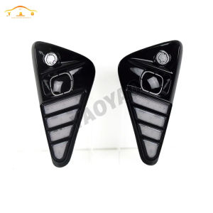 Young0 LED daytime running light fog lamp for Toyota Yaris cross 2023-2024 bumper driving DRL turn signalD1E2F