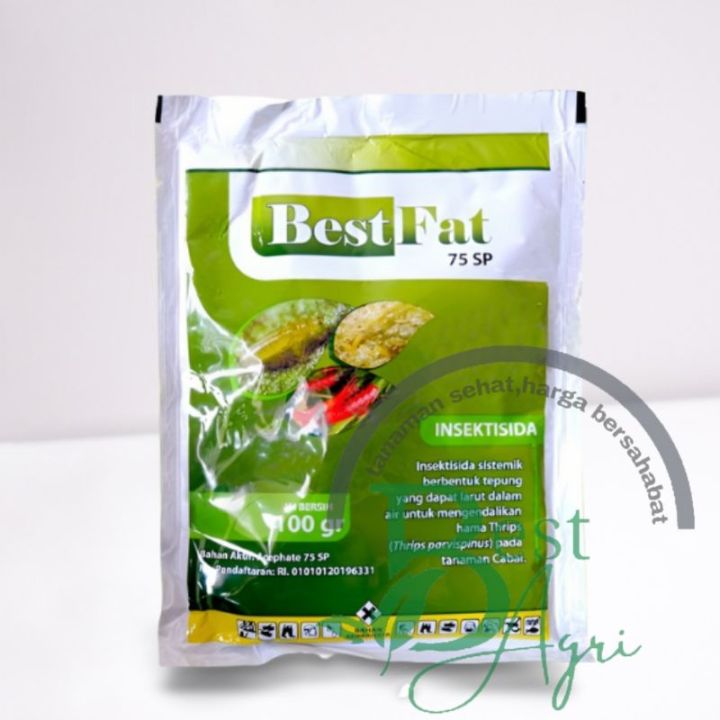 Bestfat 75 SP 100 gr (asefat 75%) Insektisida Pembasmi Hama Tanaman ...