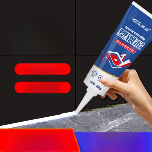 Kitchen Bathroom Plastic Steel Mud Edge Seam Waterproof Embedded Sealant Gap Filling Glue Anti-Mildew
