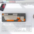 K8 Wireless Mechanical Keyboard Three Modes Gamer Keyboard 100 Keys BT/2.4Ghz /Type-C Wired Silent Typing for PC Laptop. 