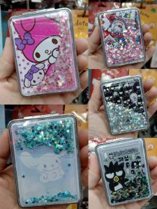 กระจก 2 ด้าน ขนาดสี่เหลี่ยม พกพาสะดวก มีด้านธรรมดาและด้านขยาย สินค้าพร้อมส่ง