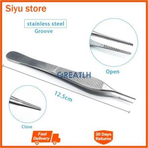 12.5cm Cartilage Tweezers Tissue Forceps for Nasal Plastic Nose Reshape Titanium Stainless Steel Instruments and Tools