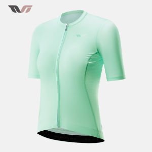 【TVI】ROCKBROS Women Cycling Jersey Quick-drying Elastic Women Cycling Tops YKK Zipper