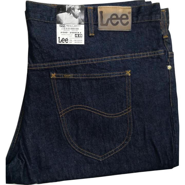 ORIGINAL LEE JEANS REGULAR FIT 200-20041 Dark Blue Denim Pants
