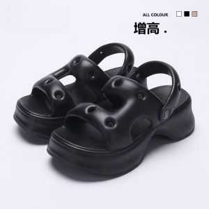 [Free Shipping] High-Heeled Sandals For Women WomenS Thick-Soled Summer Outdoor Sandals WomenS Wedge-Heeled Beach Sandals WomenS Sandals