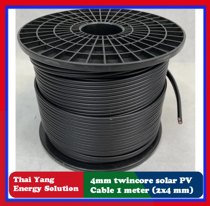 Cable Edge Protection Solar TwinCore Solar PV Cable Dual Layer Protection Dc Cable Solar Panel ...