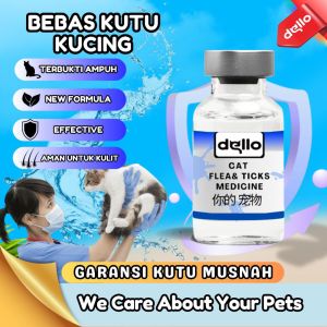 Solusi Kutu Terdepan Obat Tetes Inovatif untuk Kucing yang Bahagia dan Sehat DELLO FOR CAT