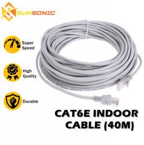 CAT6/CAT6E Flat Internet RJ45 Ethernet LAN Cable Indoor/Outdoor Network Cable