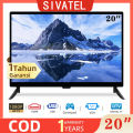 SIVATEL TV LED HD PC Tampilan HD Monitor Rumah TV 24 inch Monitor Kantor Pemantau Komputer  Tampilan Layar HD  FULL High Resolution 1080P. 