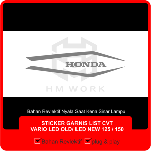STICKER GARNIS CVT VARIO LED OLD VARIO LED NEW 125/150