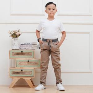Celana Panjang Anak Laki Laki Chino Pinggang Rib karet