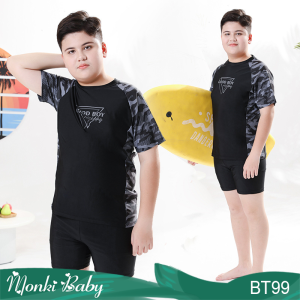 Đồ bơi big size cho bé trai béo mập có size đại đến 80kg thiết kế riêng phù hợp các bé mũm mĩm chất thun bơi lạnh đẹp co giãn tốt thoải mái dễ chịu | BT99