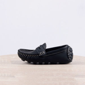 DECKS KIDS SEPATU ANAK FORMAL CASUAL  VIERI HITAM SIZE 22 s/d 30